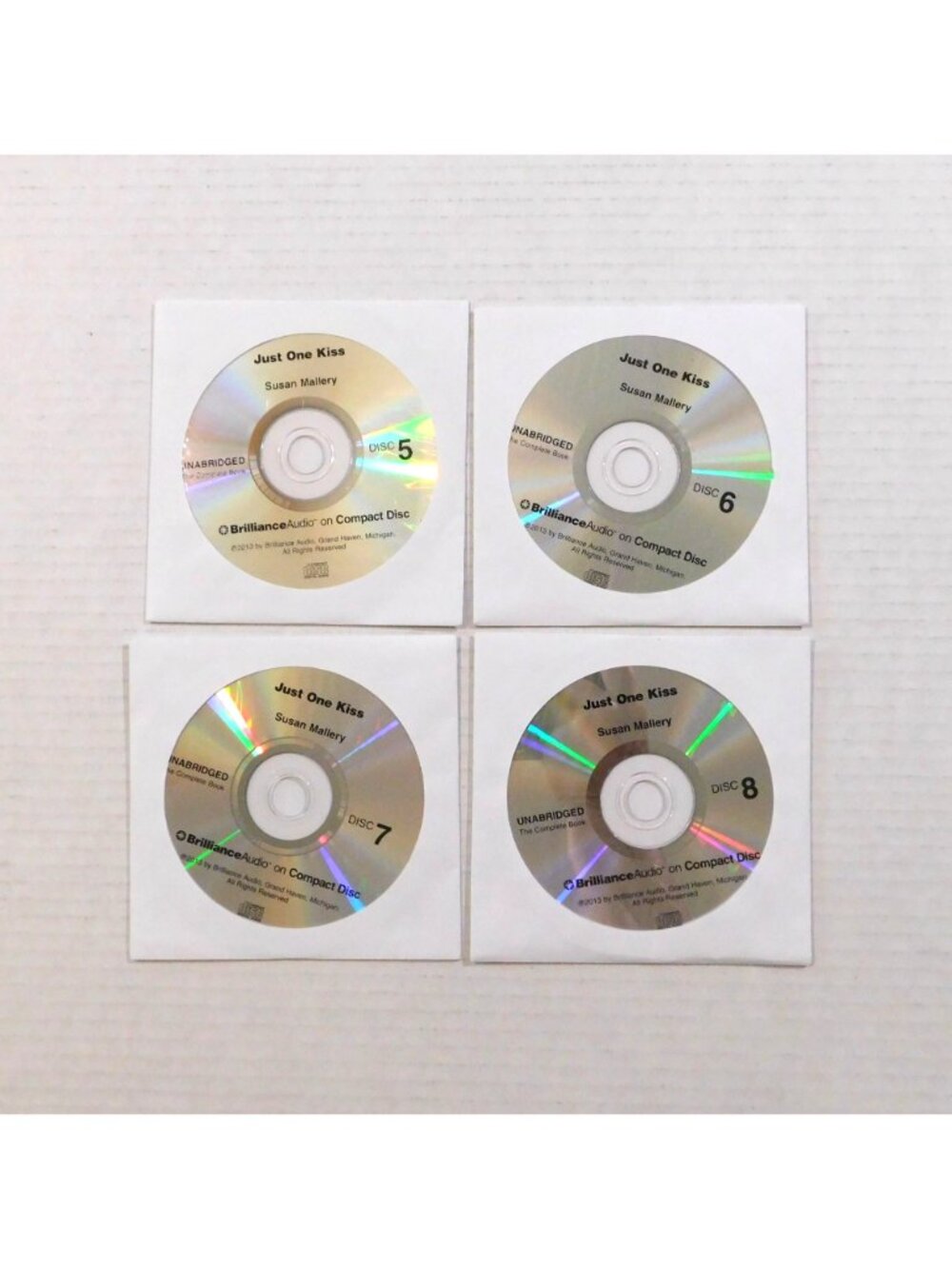 Just One Kiss by Susan Mallery Unabridged Audio 8 CDs 2013 Romance - Picture 4 of 6